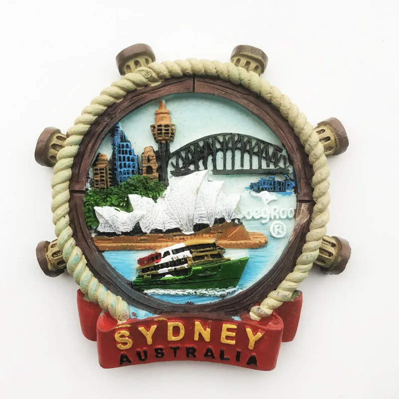 

Fridge Magnet Sydney, Australia Personalized Creative Crafts Cultural Landscape Decoration Message Stickers Tourism Souvenir