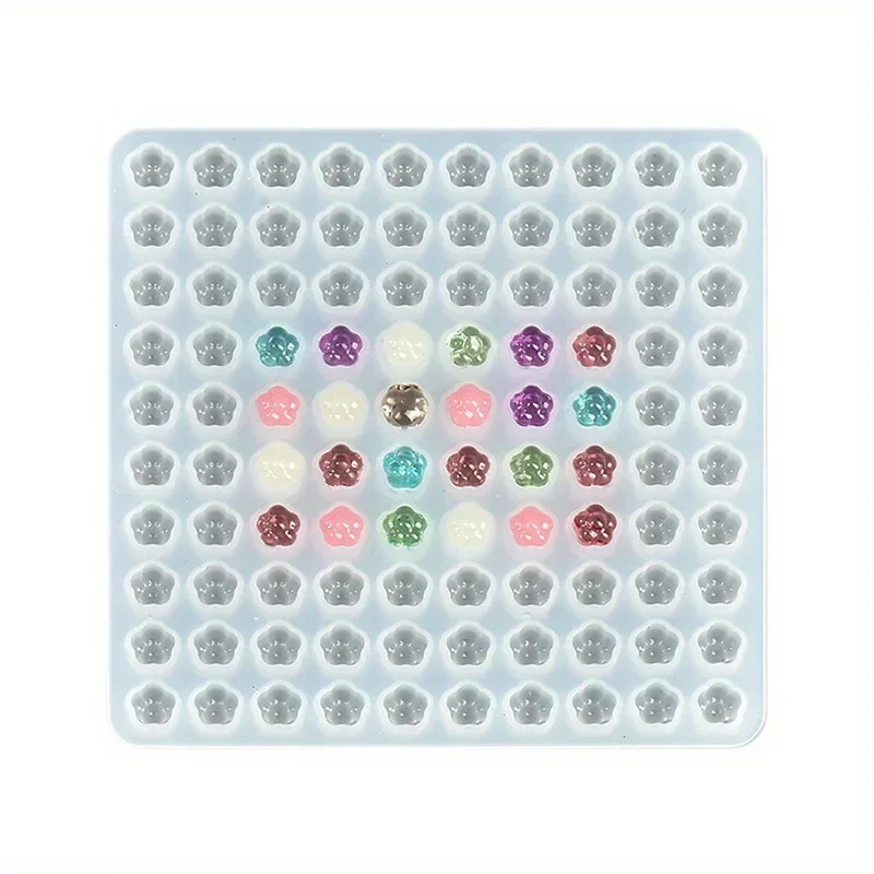 Mini Cat Claw Full Board Mold Crystal Dropping AB Glue Handmade DIY Material Resin Molds Accessories Handmade Creative Cat Molds