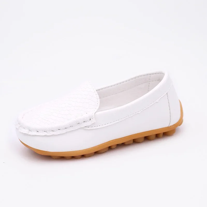 Children Casual Shoes PU Leather Color Korean Styles Boys Girls Shoes Soft Comfortable Loafers Slip On Kids kids shoes