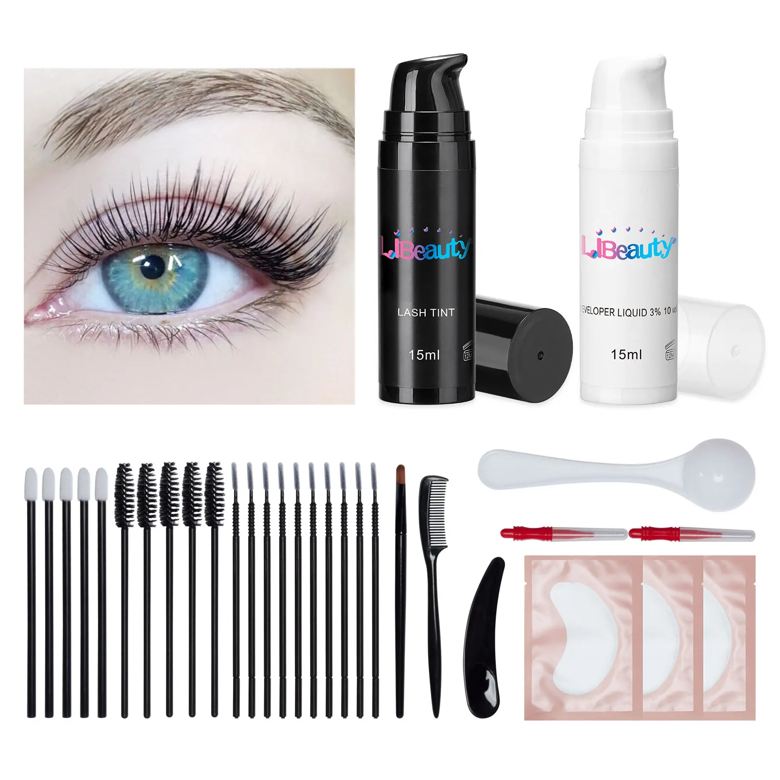 

Тушь для ресниц Libeauty, водостойкая, 8 минут, 6-8 недель