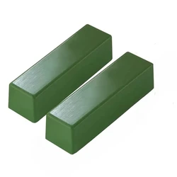 Set of 2 Premium Green Polishing Compound Wax for Metal Finishing and Grinding