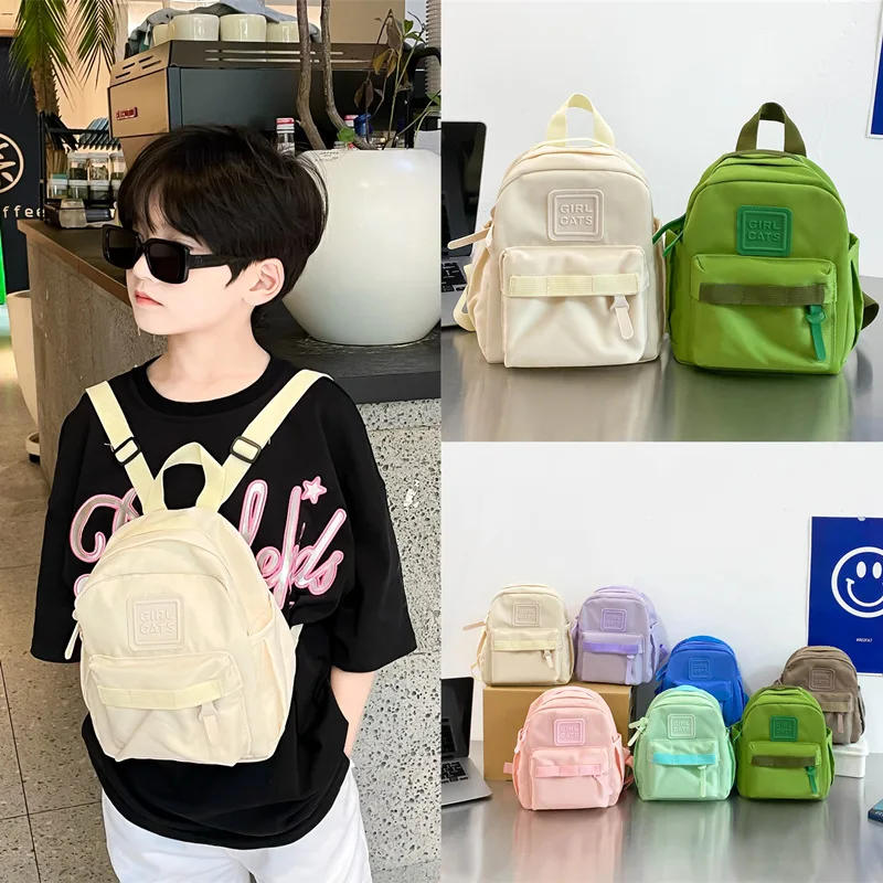 

Kids Backpack for Boy School Bag Mother Kids Bags for Girl Toddler Bags Class Bags for Girl Solid Cute Backpack Mochilas Bolsa