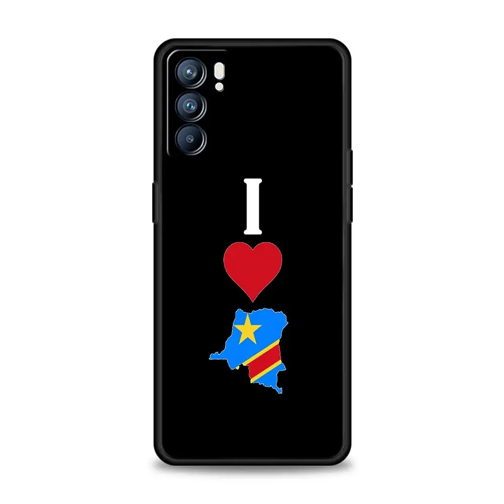 Congo Flag Design Phone Case Cover