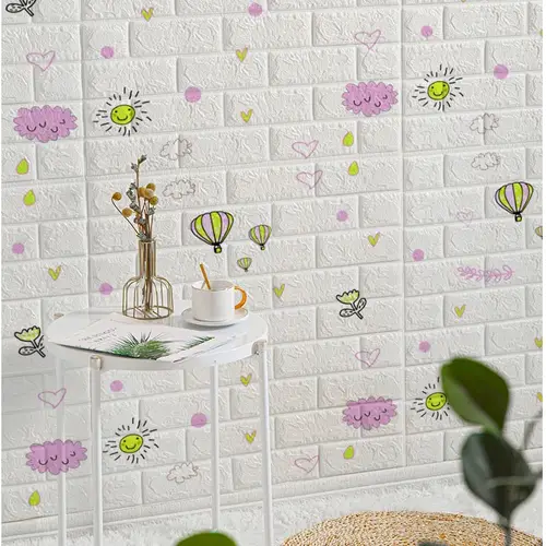 3D Foam Brick Wall Panels Stickers Self Adhesive Waterproof Living Room Wallpaper Wall Decal Home Decor Wallcovering TV Backdrop - Image 10