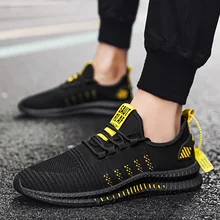 

New Men's Casual Shoes Sneaker Fashion Sports Outdoor Light Large Size Black Breathable Summer Comfortable Trend Cheap Shoes