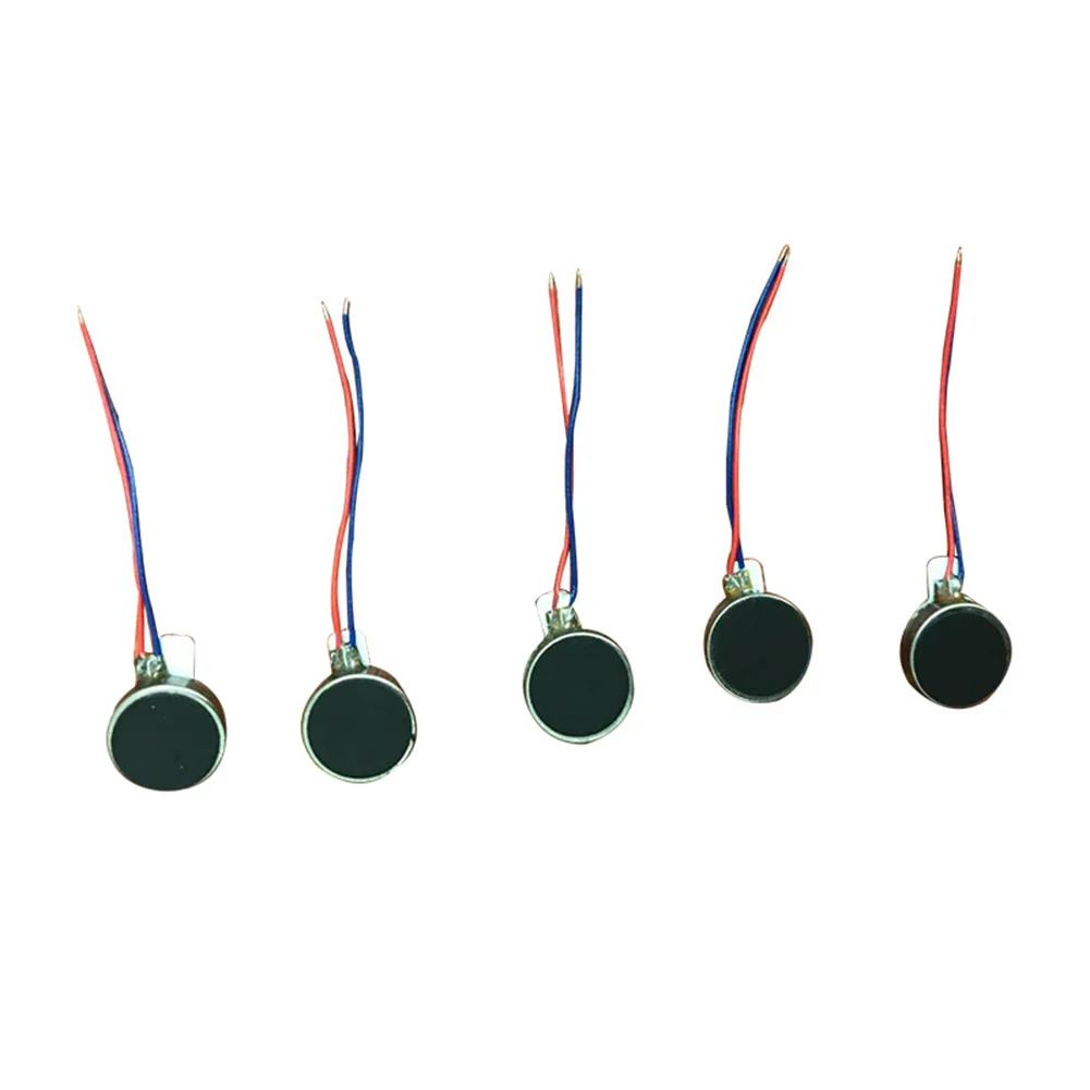 작업장 모터 케이블 포함 DIY 드라이버 액세서리, 플랫 드라이브 DC 브러시 코인 진동기, 마이크로 교체 백 접착제