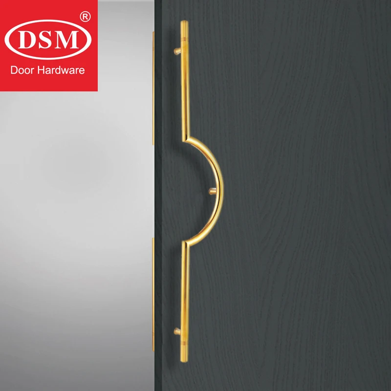 

1600mm Golden Entrance Door Handle 304 Grade Stainless Steel Long Pull Handle Suitable For Glass,Wooden,Metal Frame Doors PA-639