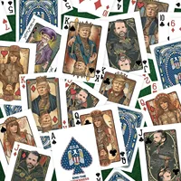 Playing Cards Us President Donald Trump Playing Cards Comic Art Poker Cards Collection Deck Supporter Poker Board Game Board Ga 1