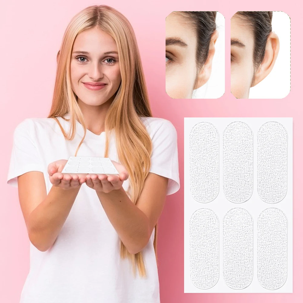 60 Pcs Elf Ear Stickers Solves The Problem of The Big Ear Floppy Ear Corrector Waterproof Self Adhesive Ear Tape for Women Girls