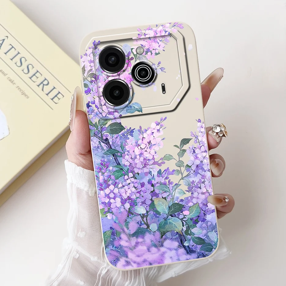 Cute Fashion Painted Soft TPU Phone Case - 6.78'' Cover with Bumper Protection