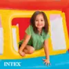 Intex Inflatable Jump-O-Lene Indoor Outdoor Bounce House Toddler Ball Bit Castle Play Set with 100 Small Plastic Balls for Kids 4