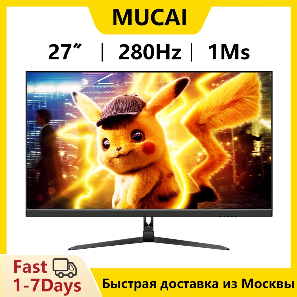 Mucai 27 Inch Monitor 280hz Lcd Display Pc Ips 240hz Hd Desktop Gamer  Computer Screen Flat Panel Hdmi-compatible/dp/1920*1080 - Lcd Monitors -  AliExpress