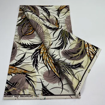 2026 New Style Nigeria Golden- Wax Print Fabric - High Quality African Wax Print Fabric for Patchwork, Clothing & DIY" 3C4 1