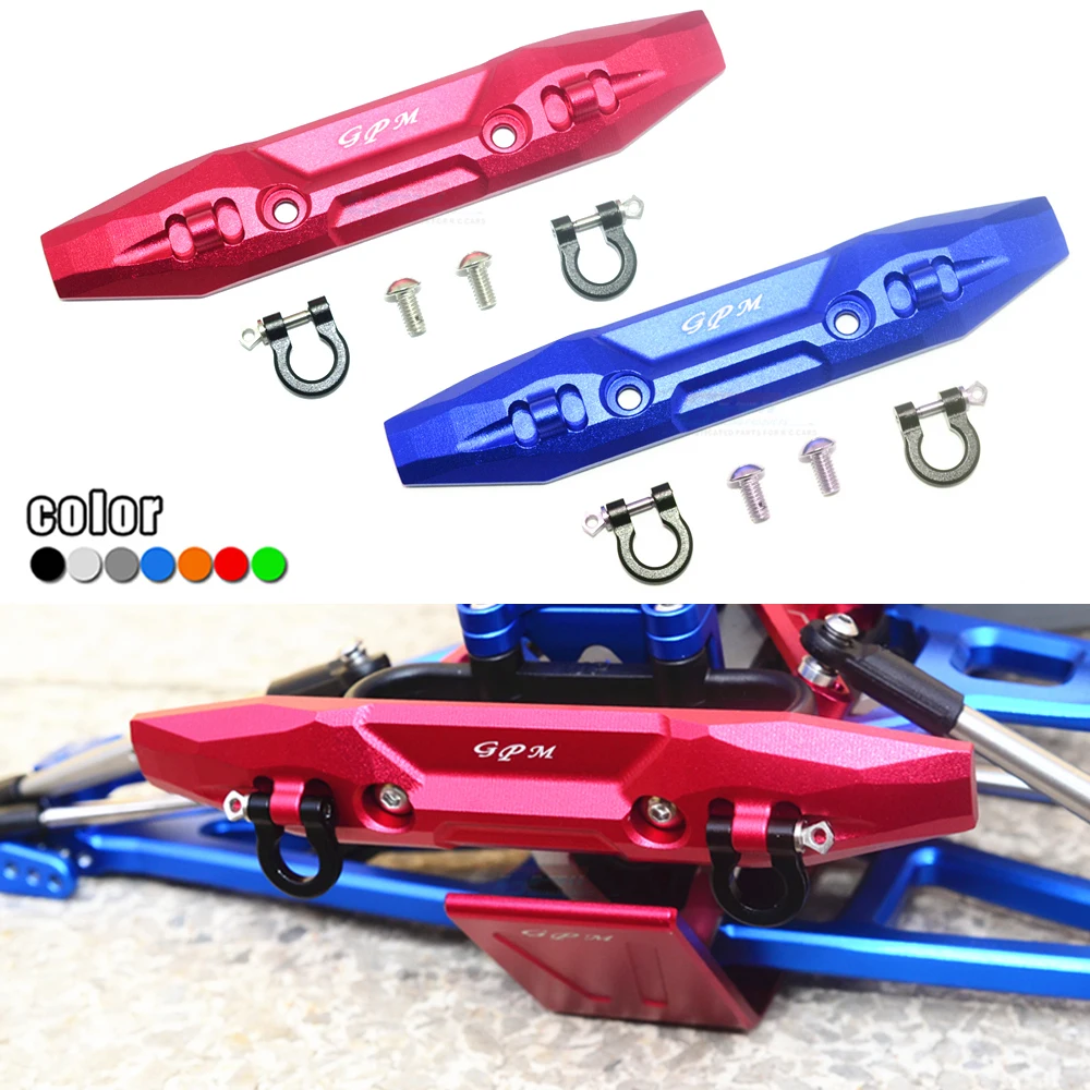 GPM Alu Frontstoßstange Für Traxxas Rustler VXL/Bandit – 1 Set In Grün, Upgrade Für RC-Car