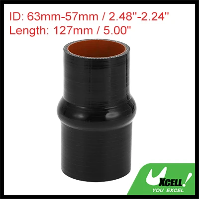 Durite D'intercooler X AUTOHAUX 63mm 2.48" ID Silicone Tuyau