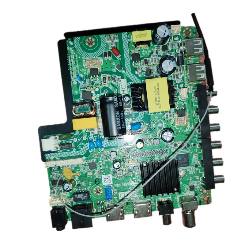 

Free shipping! P50-368V5.0 3-in-1 4-core network WiFi motherboard for 36--44v 500ma 1366x768