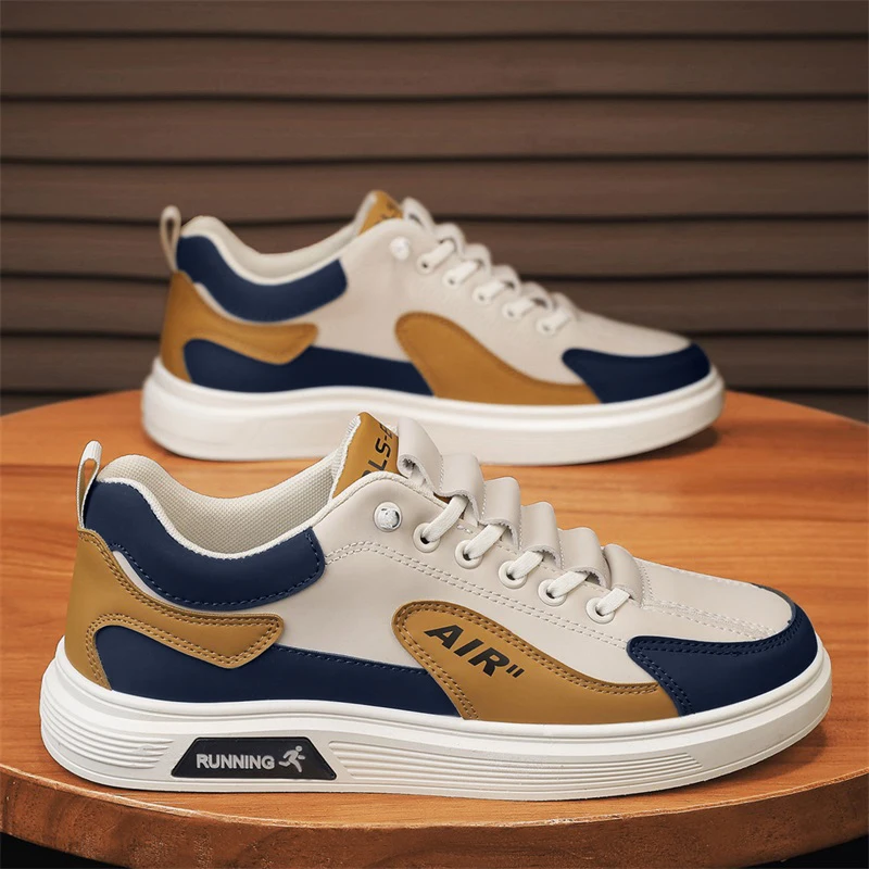 

CYYTL Mens Shoes Summer Sneakers Casual Slip On Leather Loafers Luxury Designer Skateboard Outdoor Sports Platform Ankle Tennis