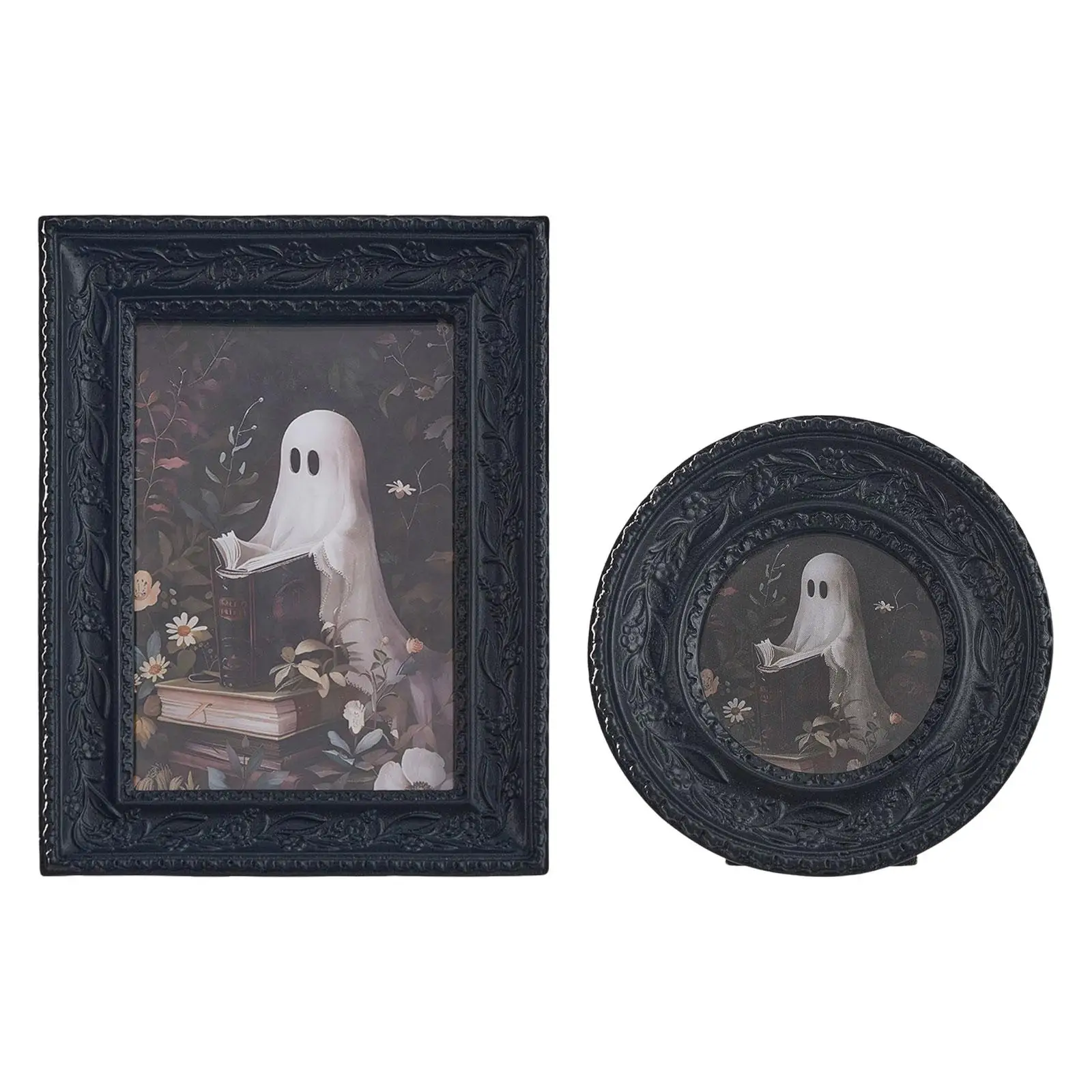 Retro Design Picture Frame Wall Hanging Craft Multifunction Photo Frame for Anniversary Office Gathering Housewarming Bathroom