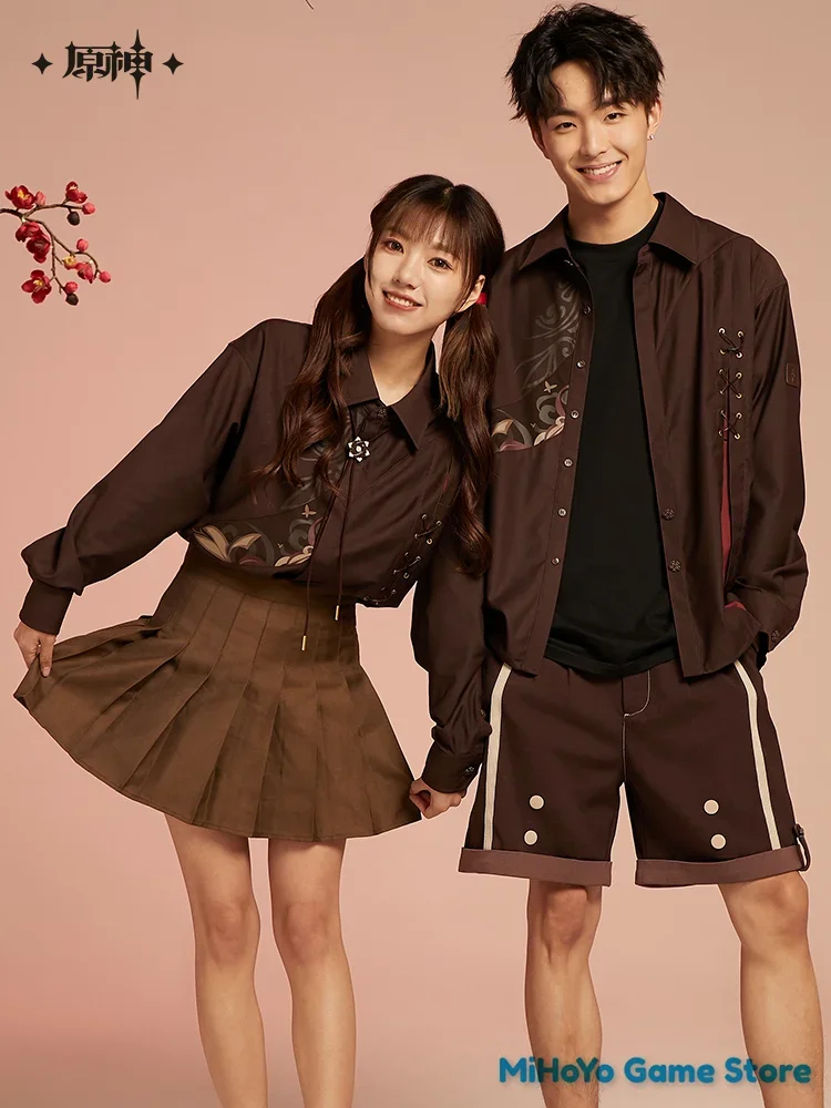 

Hu Dao MiHoyo original official Genshin impact daily costume quadratic cosplay Hu Tai theme impress series tops gifts