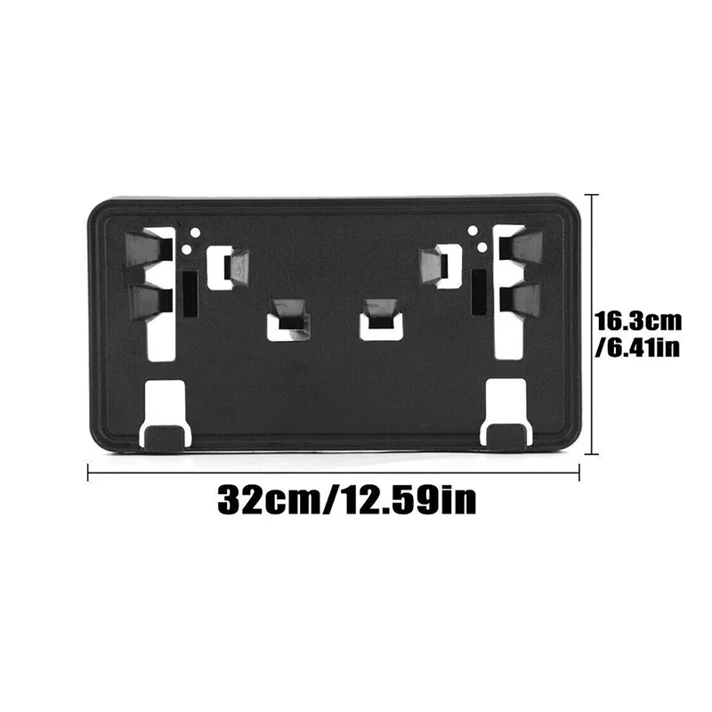 

Black Car Front License Plate Bracket Holder Parts For Ford F-150 2021 2022 2023 With 2.7L 3.0L 3.5L V6 Engines Auto Accessories