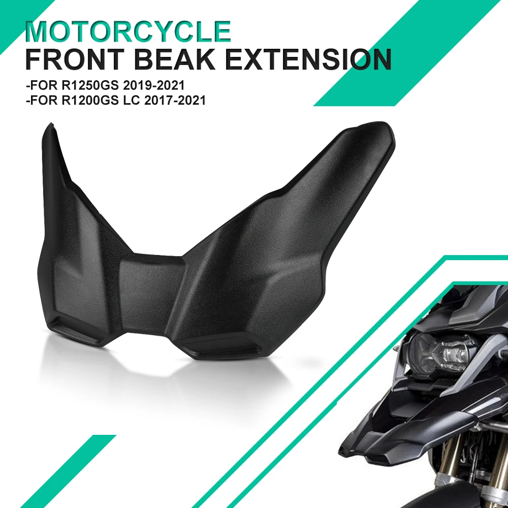 

FOR BMW R1250GS R1200GS LC 2017 2018 2019 2020 2021 R1200 GS Moto Front Wheel Upper Cover Hugger Fender Beak Nose Cone Extension