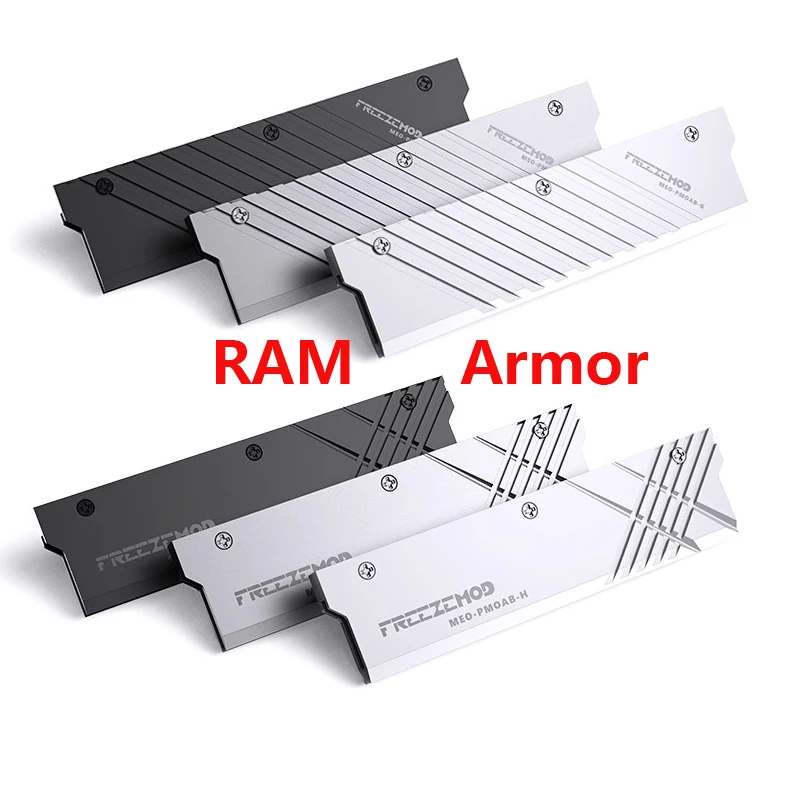 Zemod-alumínio Liga do Radiador para a Caixa do Computador Pcs Ddr5 Ram Dissipador de Calor Memória Colete Refrigerador de Água