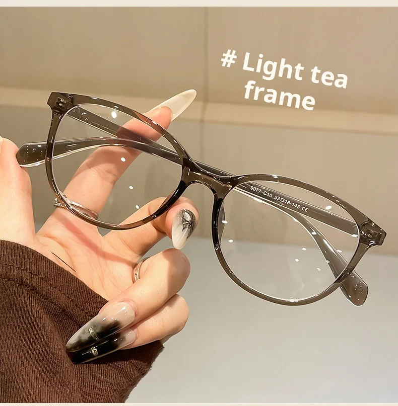 Neues klassisches Schildpatt-Brillengestell, ultraleicht, TR90, stilvoll, Retro, optische Brillen für Damen und Herren, 9077 – Detail 16