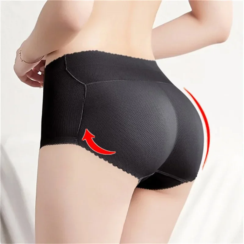 Padded Butt Lifter Underwear Body Shaper Women's Panties Butt Enhancer Push Up Panty High Waist Tummy Control Thin Breathable 4