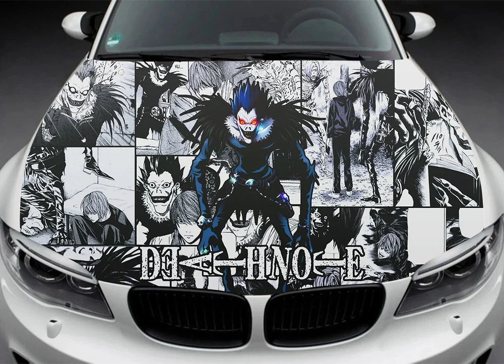 

Наклейка на капот из винила с надписью «Death Note»