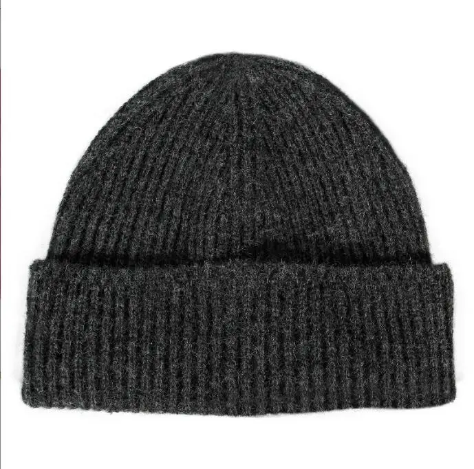 

2023 New Unisex Autumn Winter Solid Color Watermelon Knit Wool Hat Cap Snow Cap