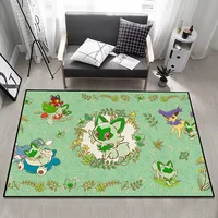 Door Mat Anti-Slip Kitchen Bedroom MINISO Handmade Tufted Rug P-PokEmon Carpet Living Sprigatito Room Entrance Decoration 1