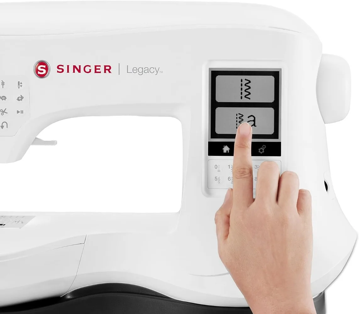 Legacy Embroidery Machine with 200 Built-In Embroideries LCD Touch Screen & 250 Built-In Stitches Sewing Made Easy