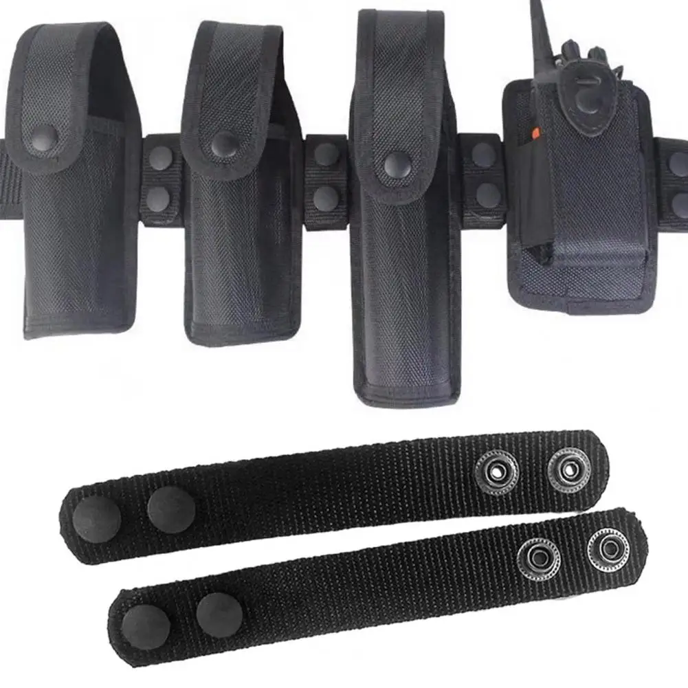 

Belt Keepers Durable Tactical Belt Holder Retainer with Double Snaps for Utility Belt Loop Keepers 4 Pack Wear Resistant