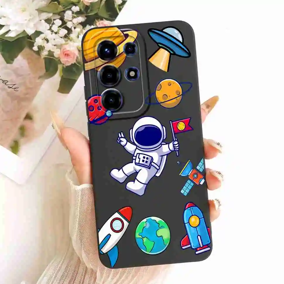 Floral Silicone Soft Shockproof Back Cover Case