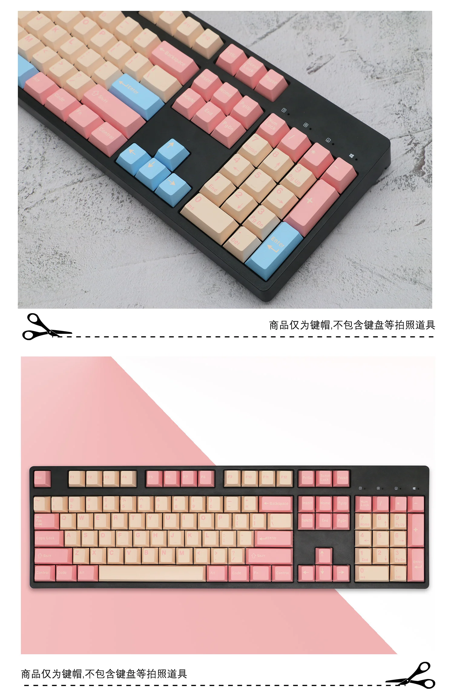abs duplo tiro keycap cereja perfil tampões