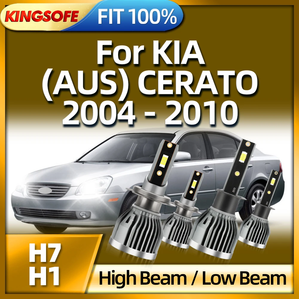 

Roadsun LED H7 H1 Car Headlight Bulbs 30000LM Auto Lights For KIA (AUS) CERATO 2004 2005 2006 2007 2008 2009 2010