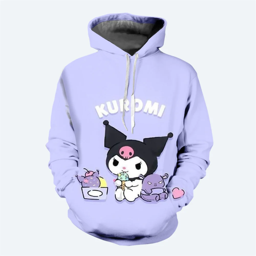 thumbnail image 1 of Sudadera con capucha de Hello Kitty para niña, estilo nuevo de otoño e invierno, con estampado 3D, para niños, moda urbana, informal, 1 of 5