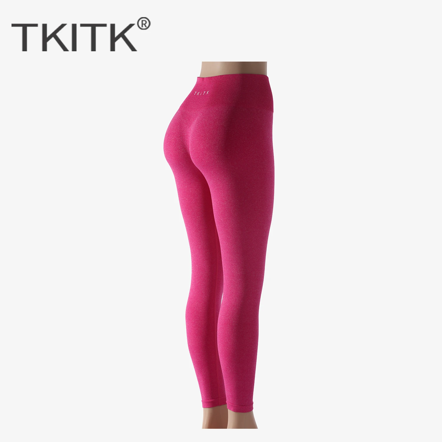 TKITK Seamless Leggings Spandex Shorts Woman Fitness Elastic Breathable Hip-lifting Leisure Sports SpandexTights 3