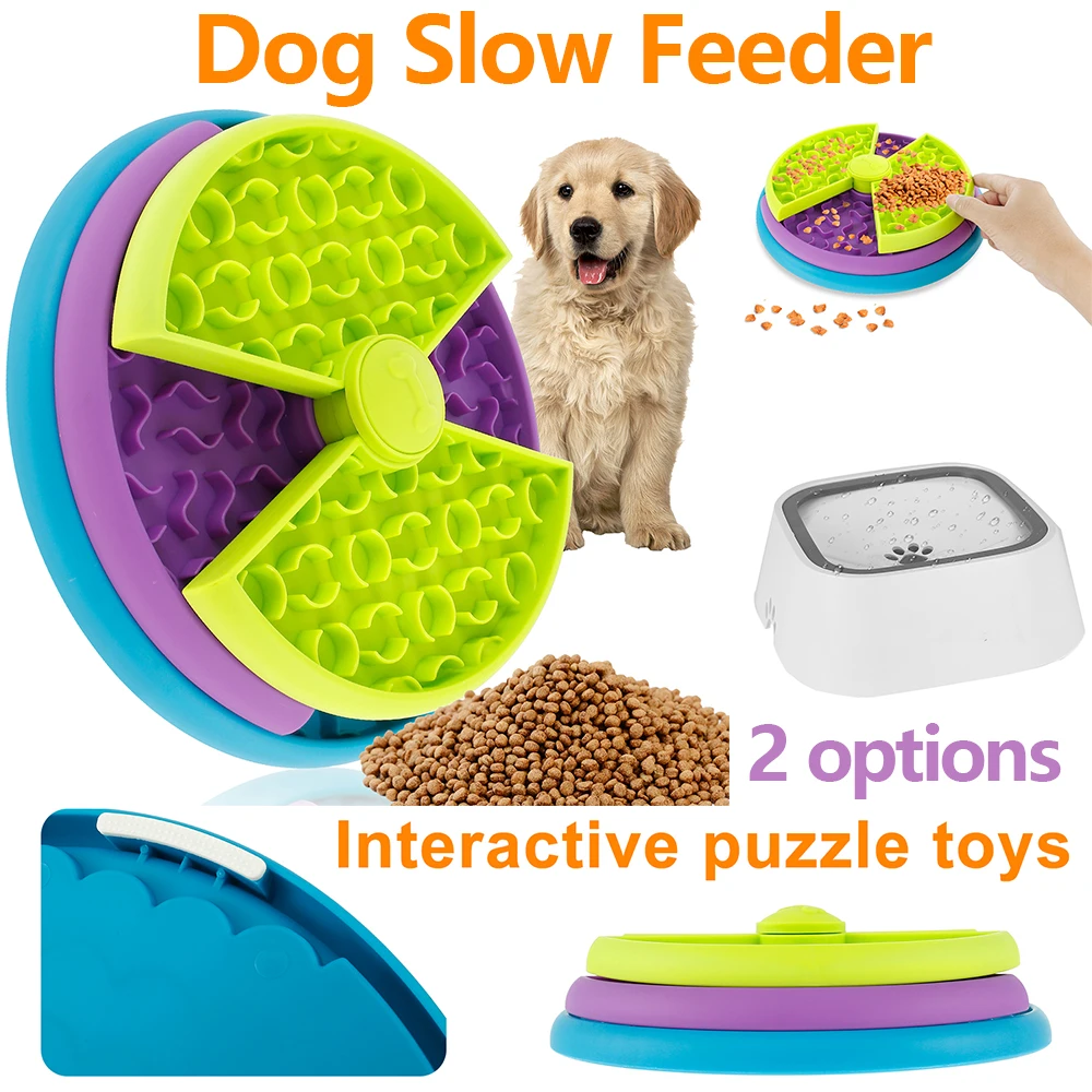 DogSlowFeederPuzzlePuppyDogSlowEatingBowl3LayersPetSlow