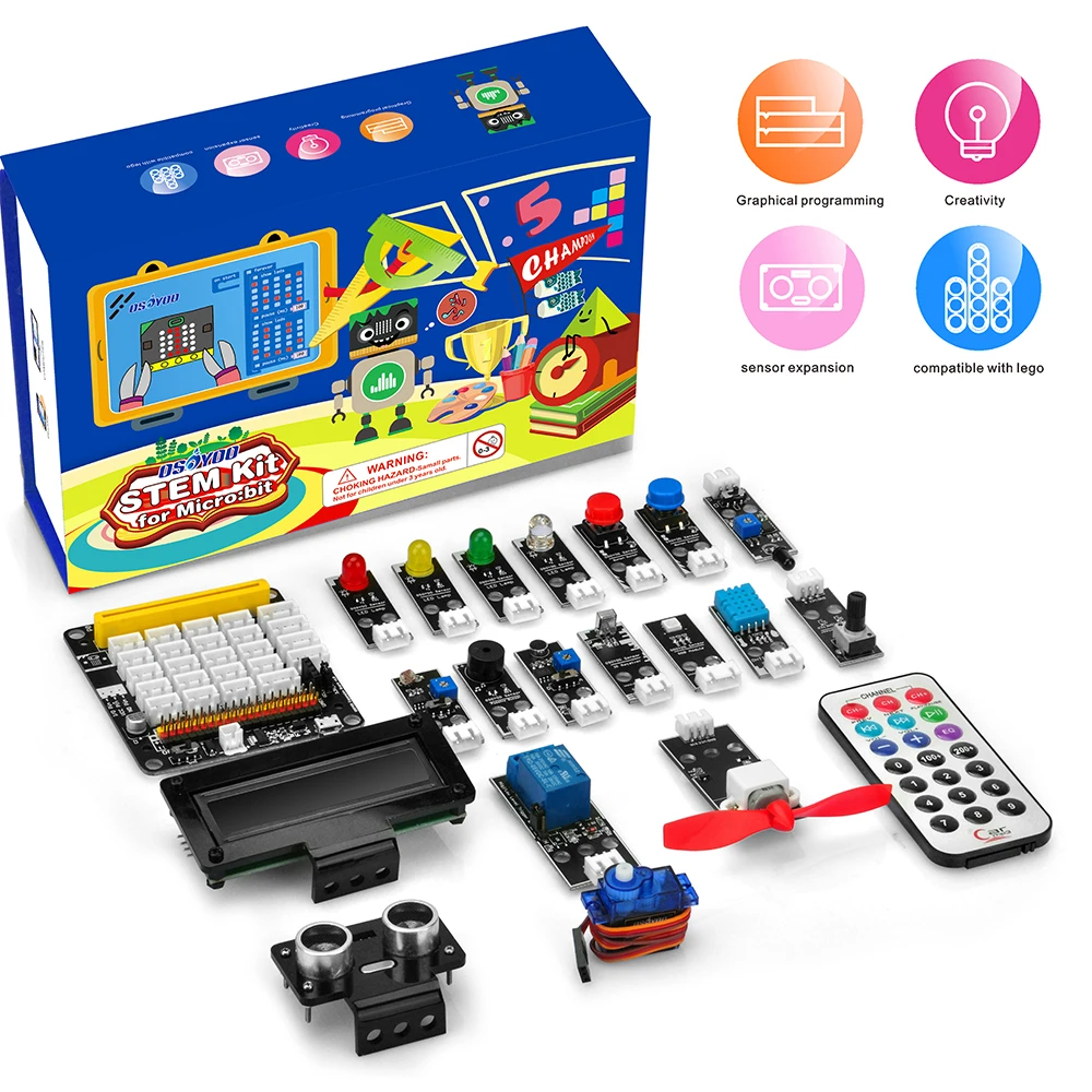 OSOYOO 20-in-1 Ultimate Sensor Kit for Arduino Raspberry Pi