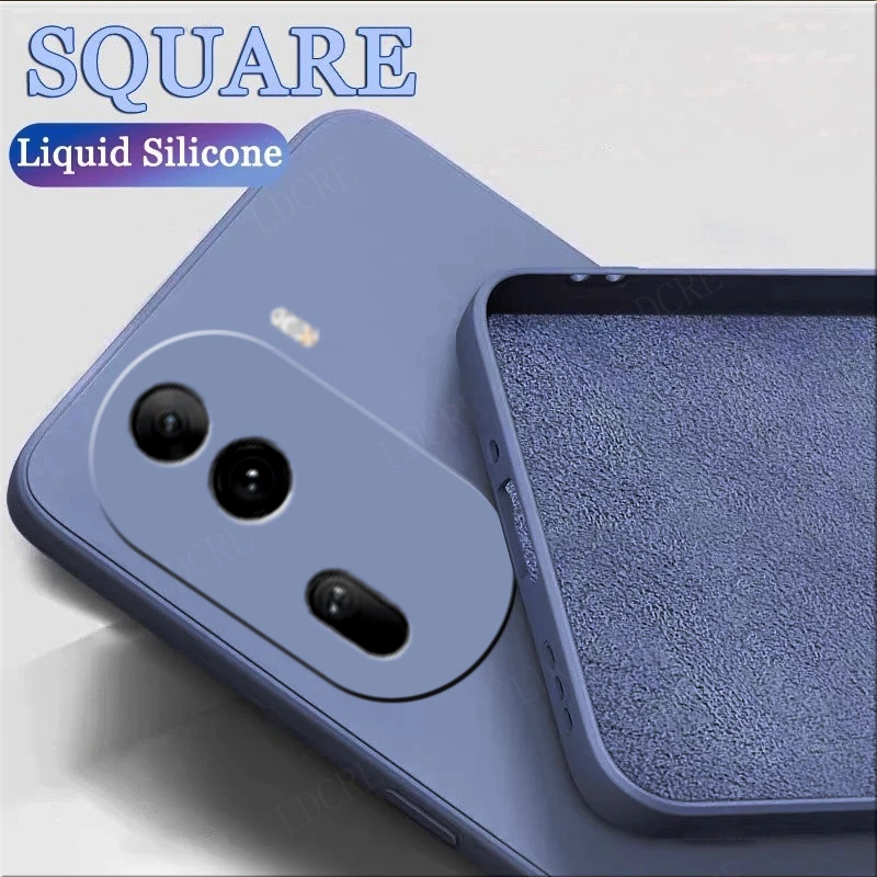 

For Reno 11 Pro 5G Case Cover OPPO Reno11 Reno 11 Pro 5G Capas Liquid Silicone Shockproof TPU Soft Cover Reno 11 Pro 5G Fundas