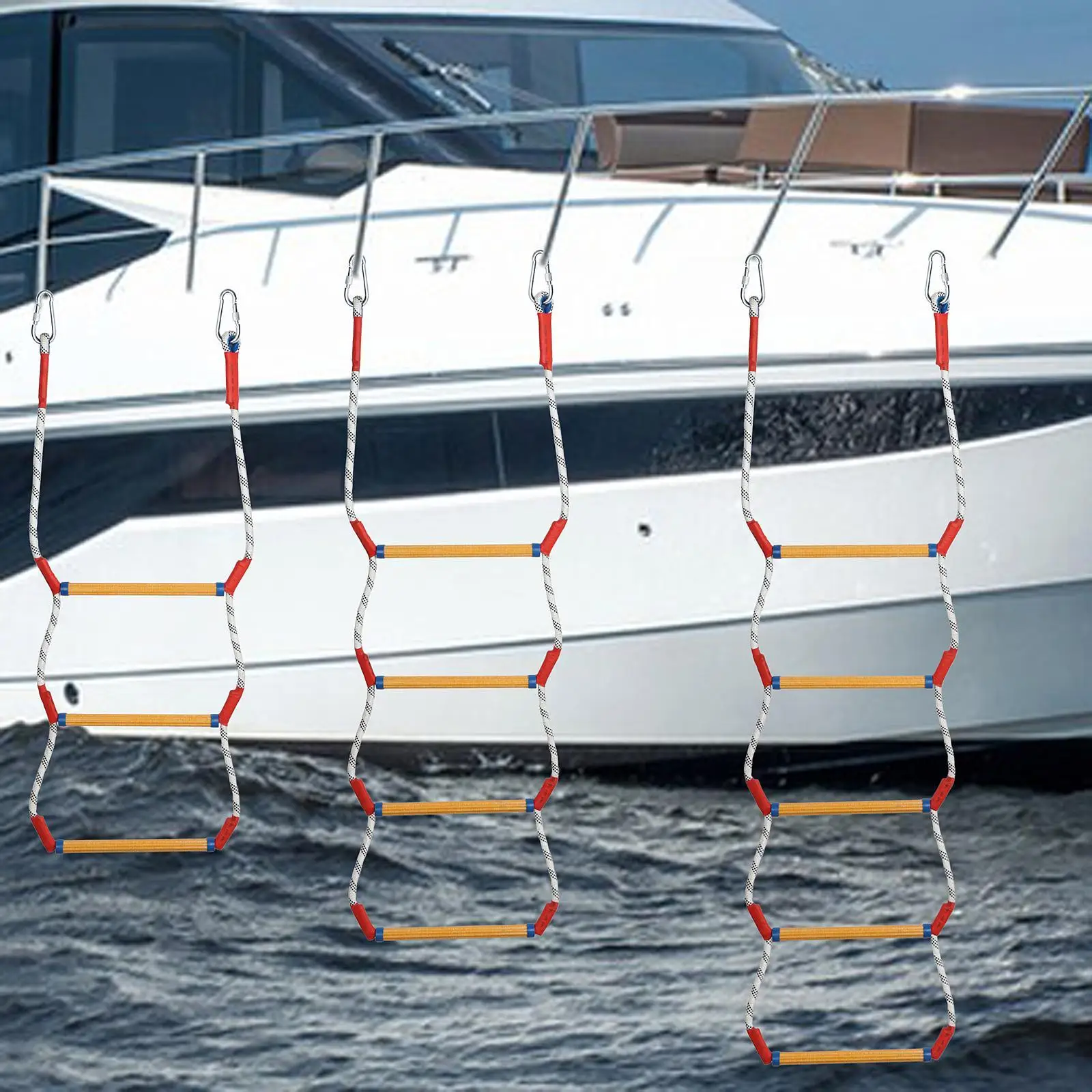 Boat Rope Ladder,Outdoor Climbing Ladder,Assist Boarding Rope Ladder,Folding Marine Rope Ladder,Swim Ladder,for Kayak Dinghy Boat Rope Ladder,Outdoor Climbing Ladder,Assist Boarding Rope Ladder,Folding Marine Rope Ladder,Swim Ladder,for Kayak Dinghy