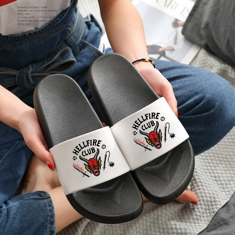 Shoes for Woman New Fashion 2022 women slippers Stranger Things Upside Down Eleven Sandals Open Toe Flip Flops New women shoes 