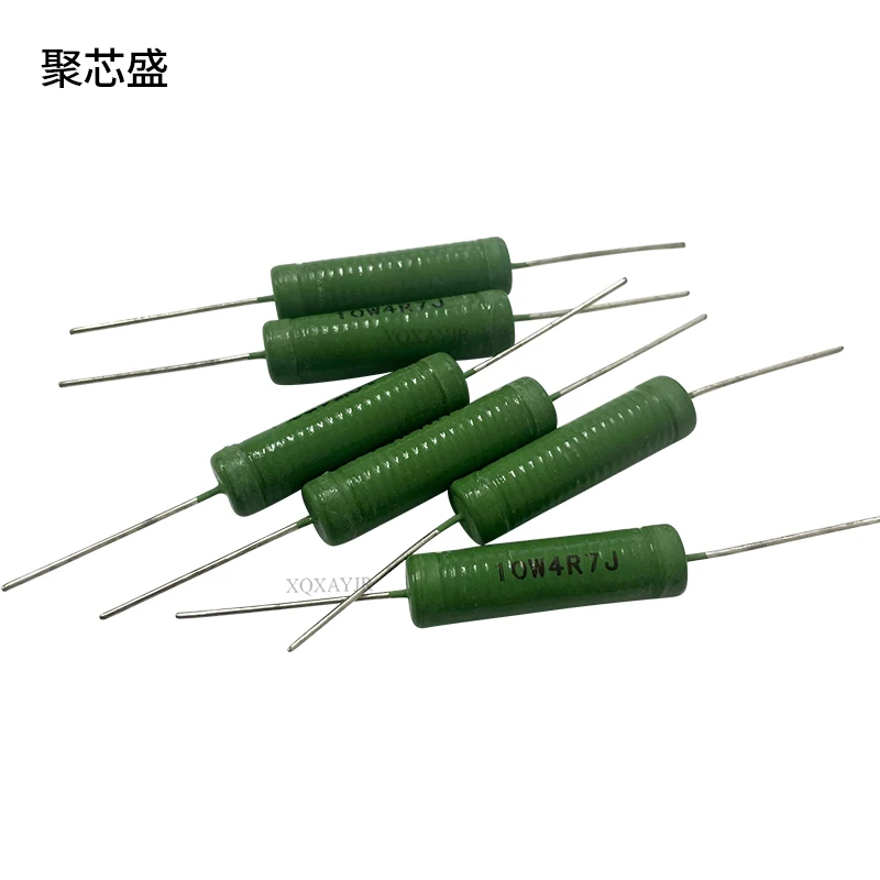 Wirewound Resistor Rx21 winding resistance 10W 5% 2R 5R 10R 30R 50R 82R 100R 390R 470R 1K 10K 10pcs/lot