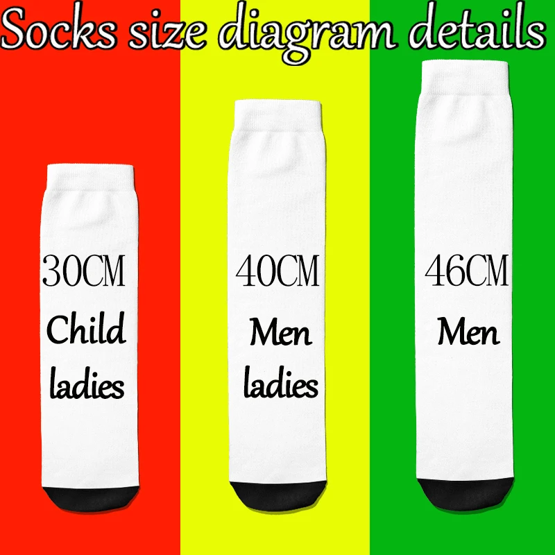 Custom Print Your Photo Personalized Socks Fashion Funny Cotton DIY Design Birthday Valentine's Novelty Sock Girlfriend Gift