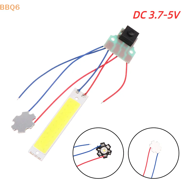 1pcs 이중 LED 라이트 보드 제어 스위치 DC 3.7-5V 손전등 야간 조명 ..