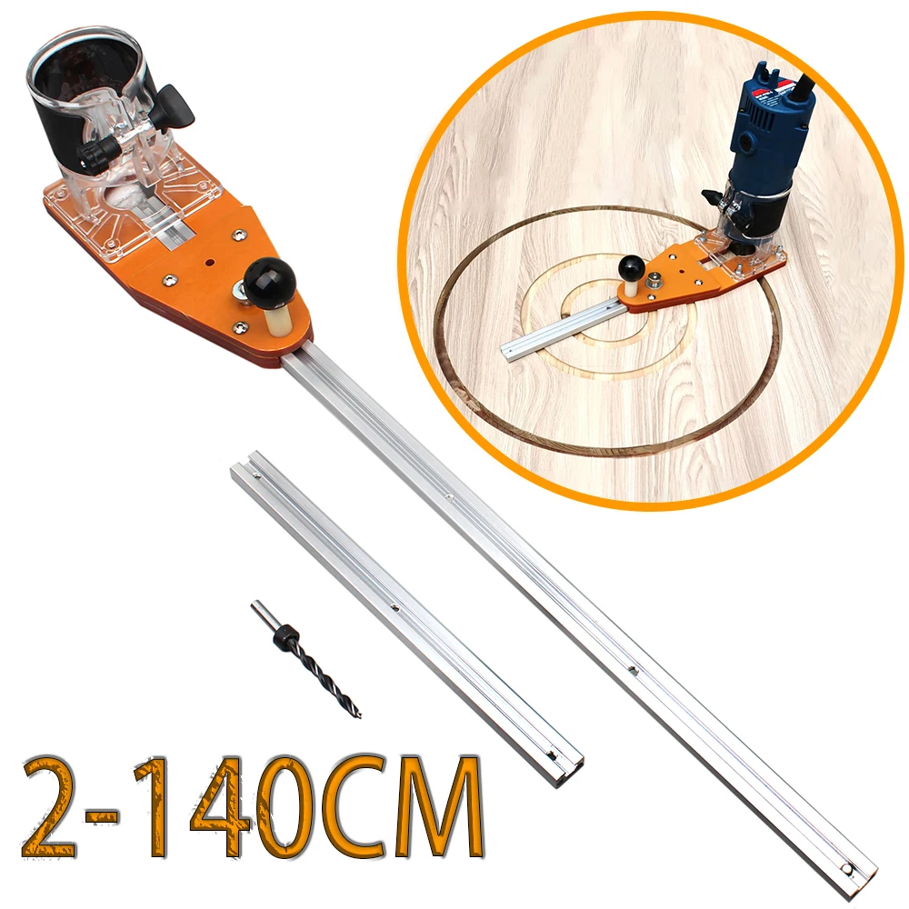 2-140CM-Circle-Cutting-Jig-For-Makita-Electric-Hand-Trimmer-Wood-Router ...