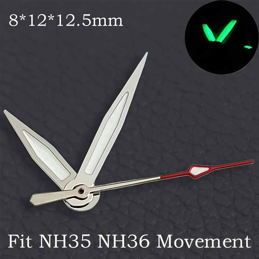 High Quality Green/Blue Super Luminous Watch Hands - Premium Watch Accessories Pointer