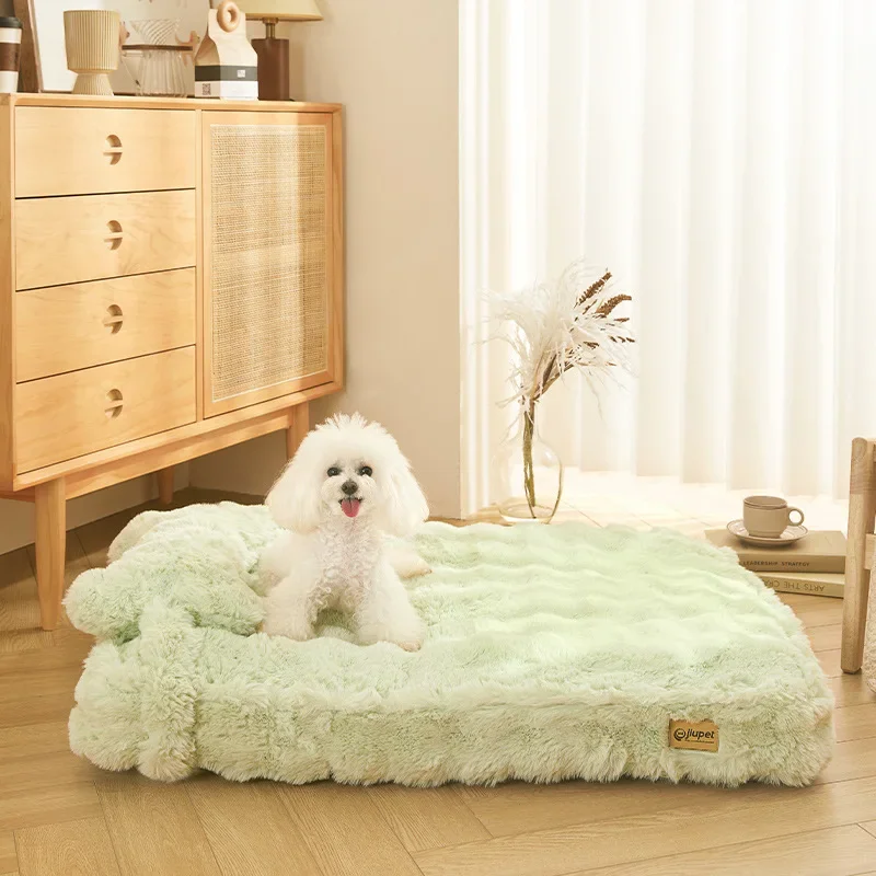 

New Kennel Winter Warm Fully Removable and Washable Sofa Mattress Pet Cat Four Seasons Universal Nest Pet Accessories Wholesale