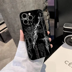Cool Black Gothic Cross Matte Silicone Soft Phone Case - Samsung A02 4G (MSB - CC251108U1)